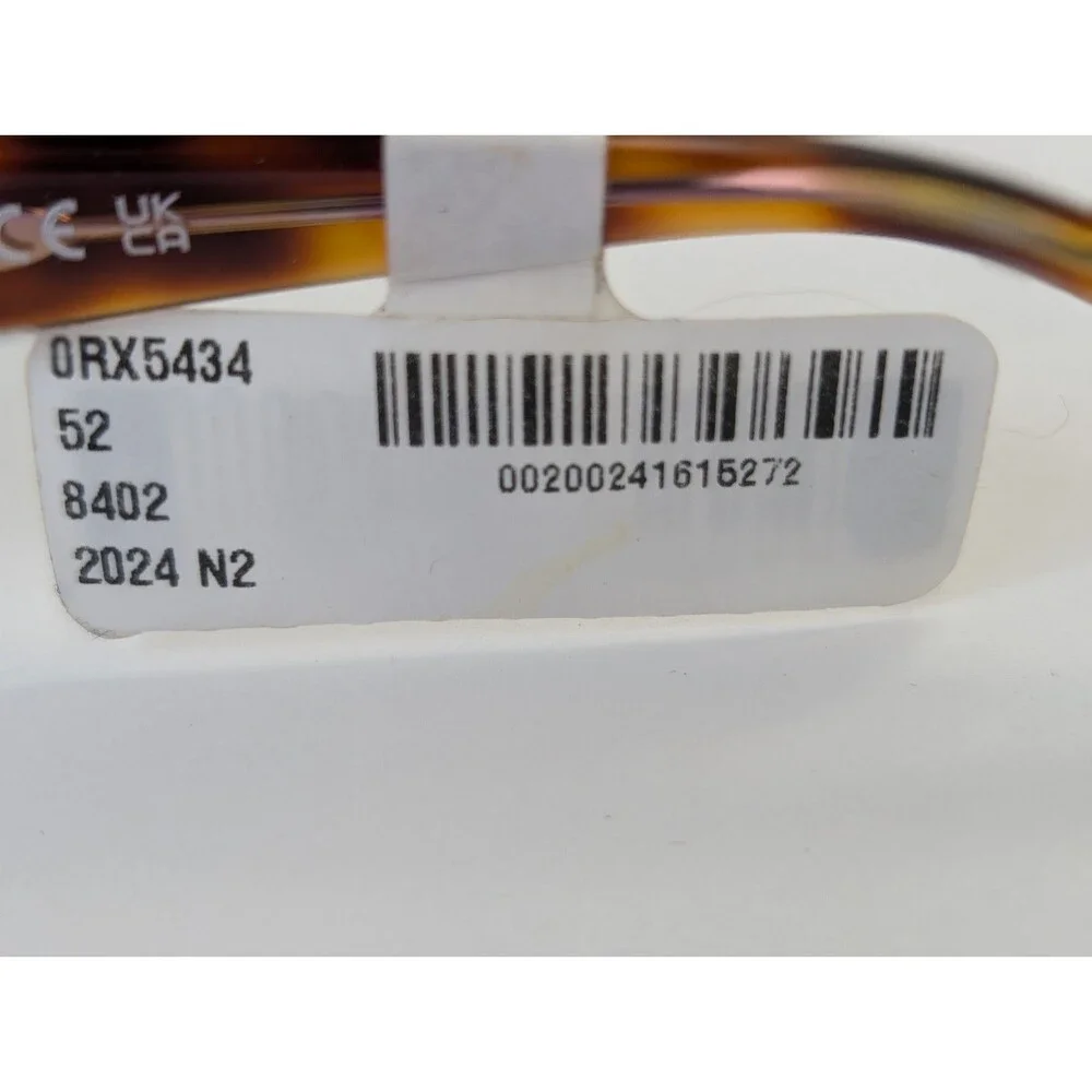 Ray-Ban RX5434 Miriam 8402 Glasses Frames 52mm Light Havana Tortoise Shell NWT